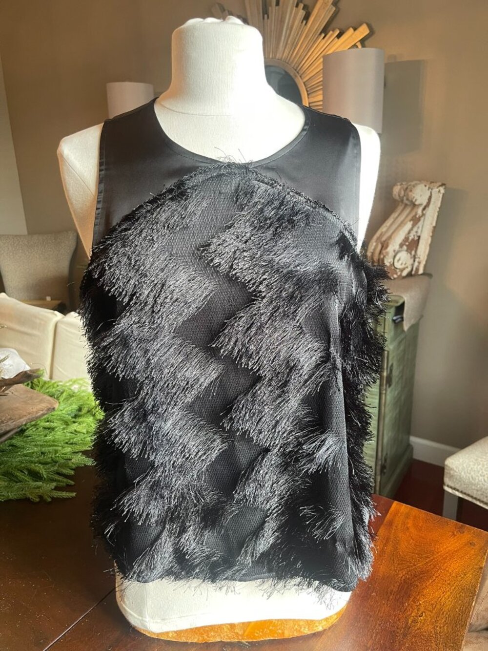 Cache'  Black Tank Size M